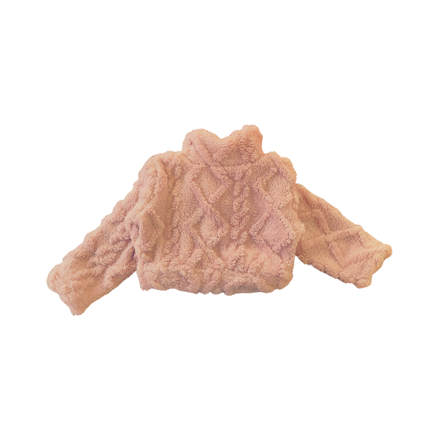 Chaquetita Felpada Rosa de Velboa – Dulzura y Abrigo para Cada Look