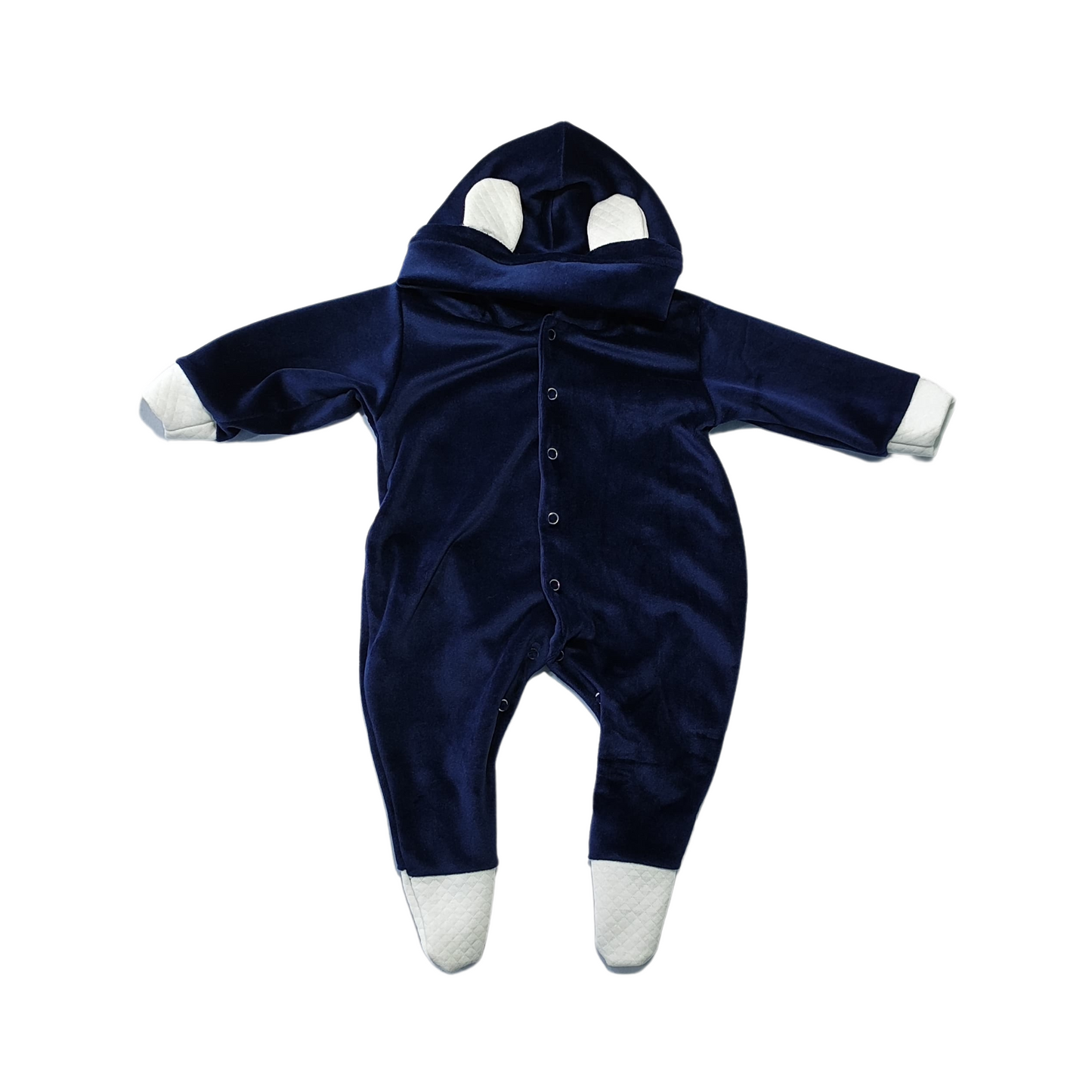 Enterito Azul Marino de La Pana Aloba con Orejitas – Abrigado, Suave y Adorable