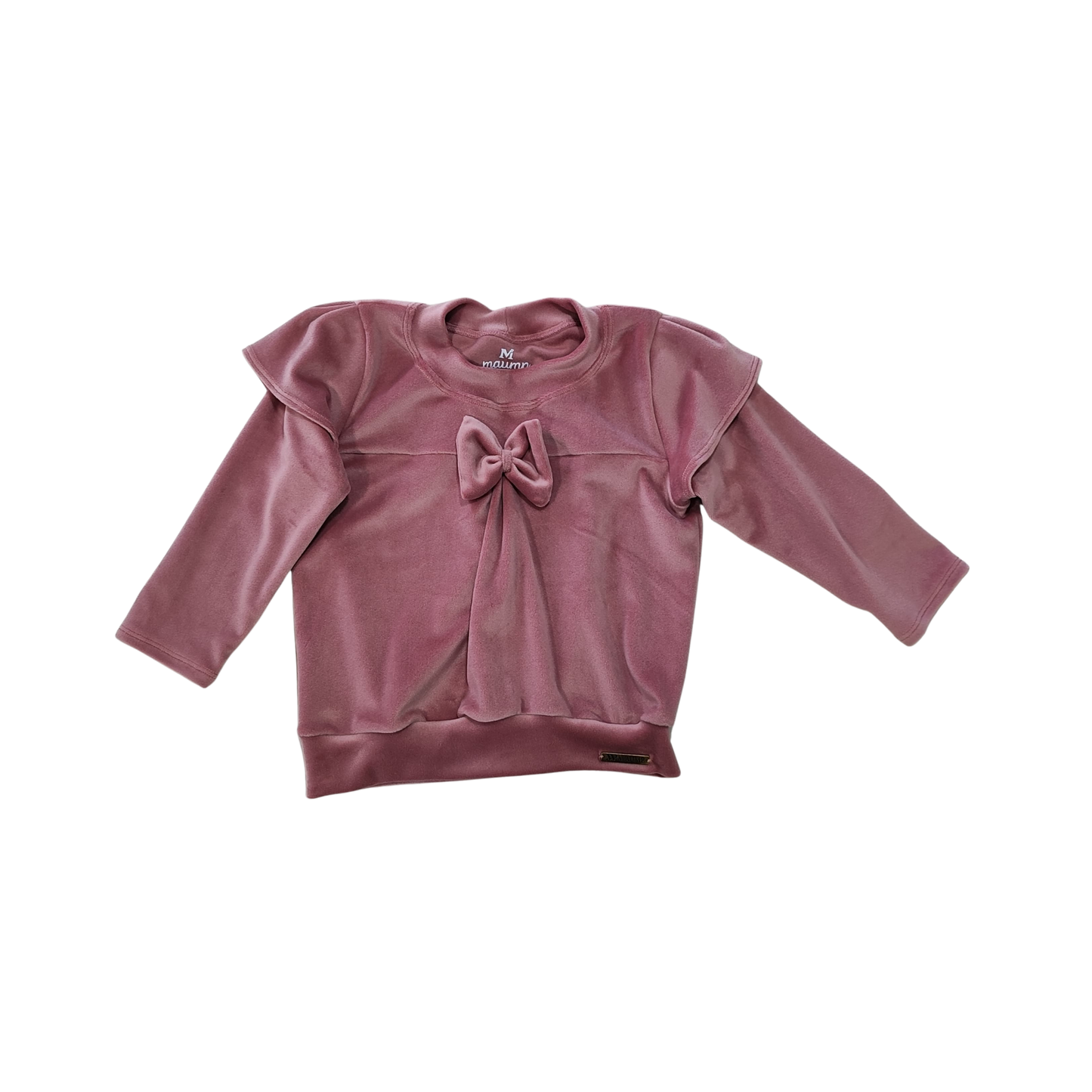 Kit Plush Rosa – Blusita con Frufrú y Lazo + Pantalón + Boina con Lazo