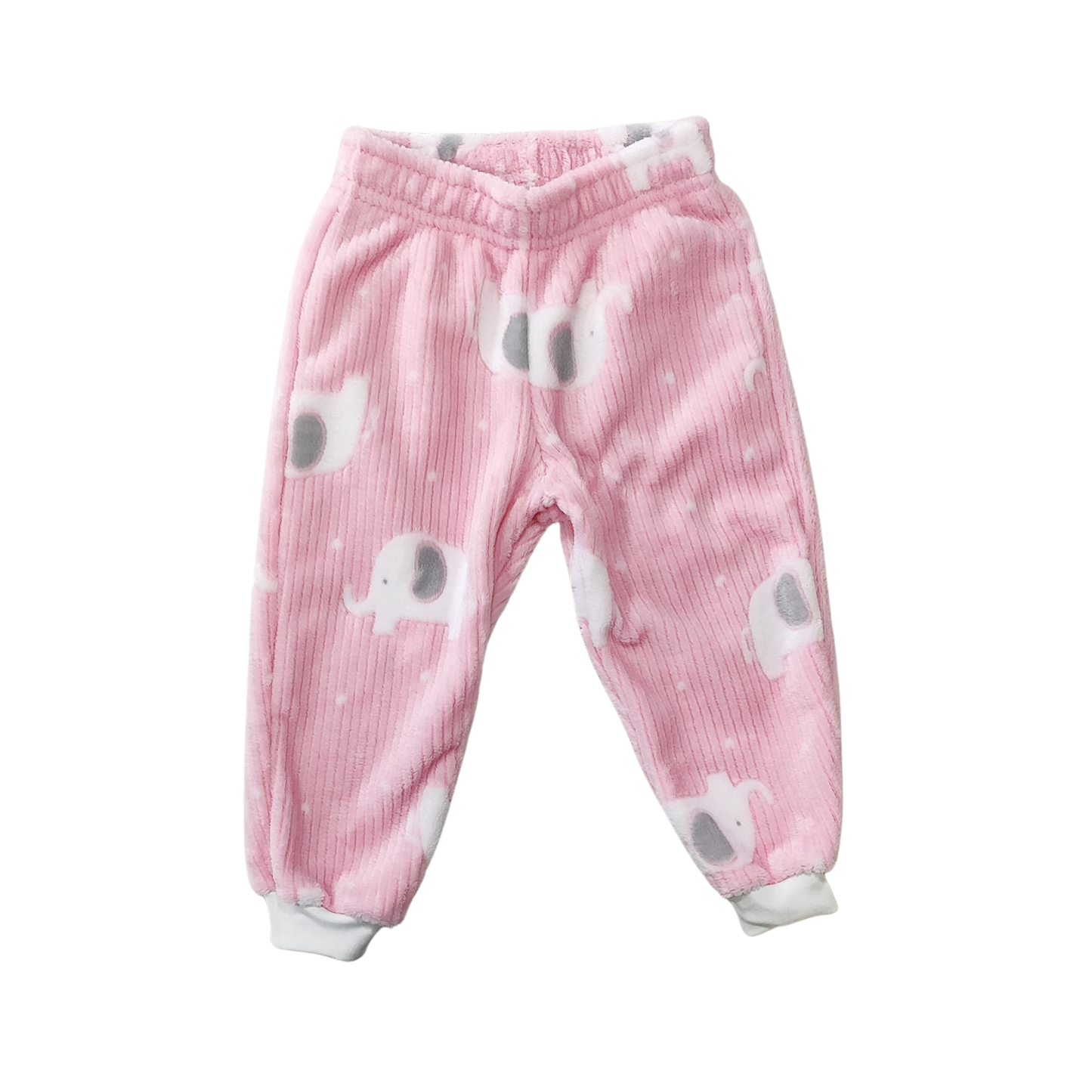 Conjunto Rosa Jacquard con Elefantes