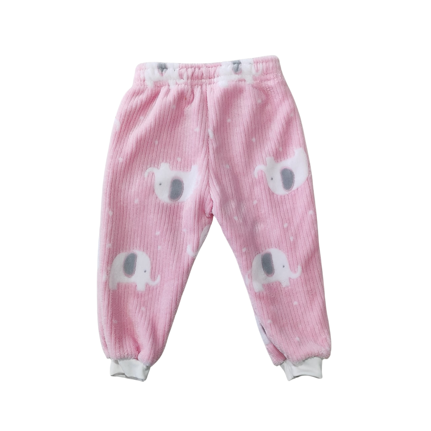 Conjunto Rosa Jacquard con Elefantes