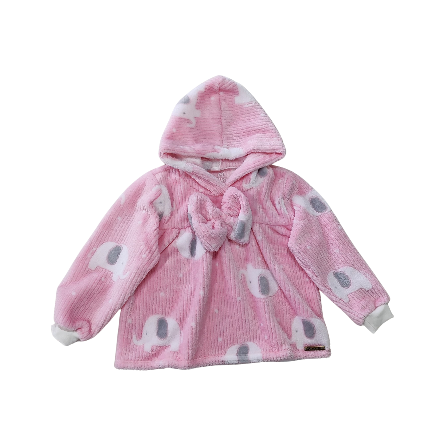 Conjunto Rosa Jacquard con Elefantes