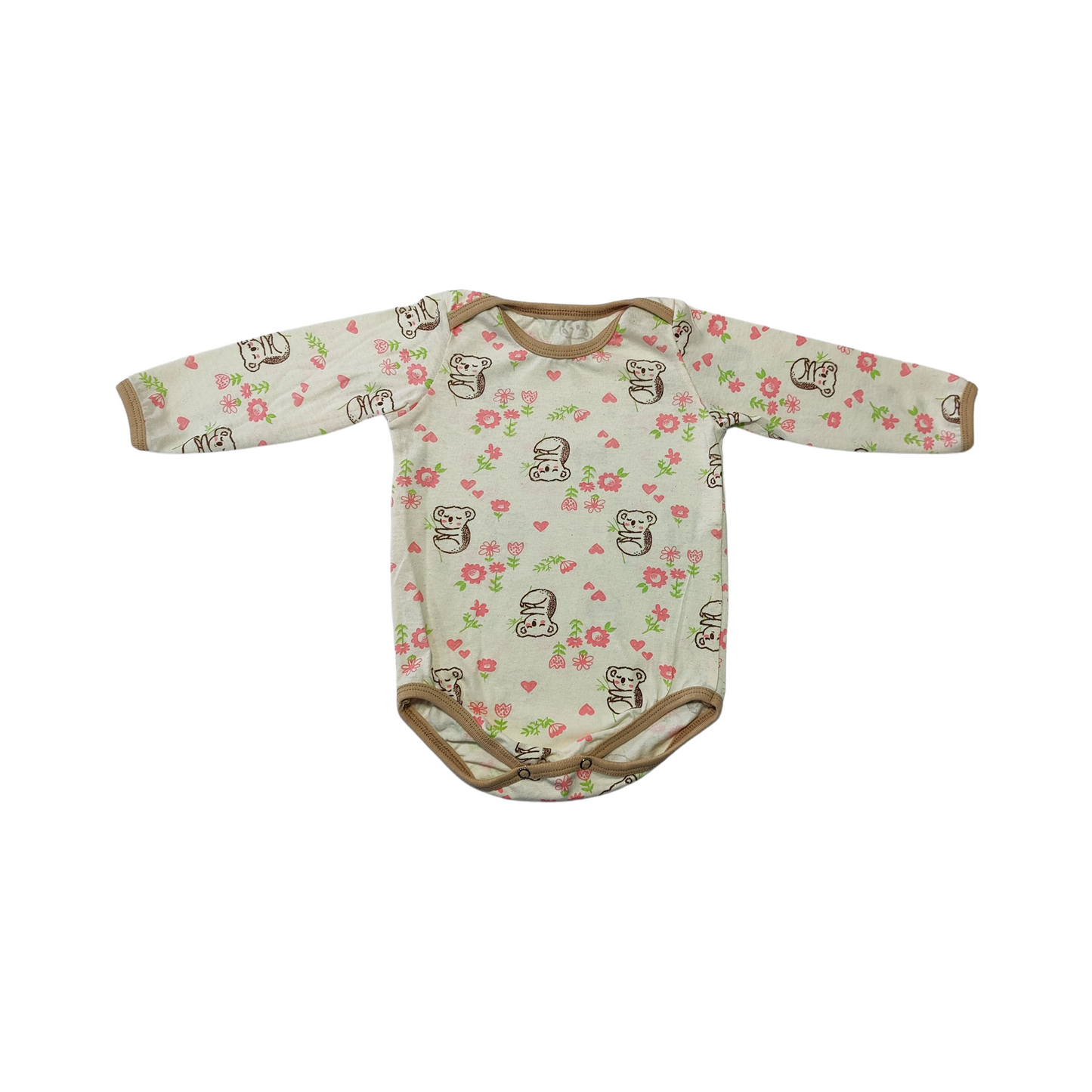 Kit 4 Piezas – Body, Pantalón, Gorro y Zapatitos de Algodón