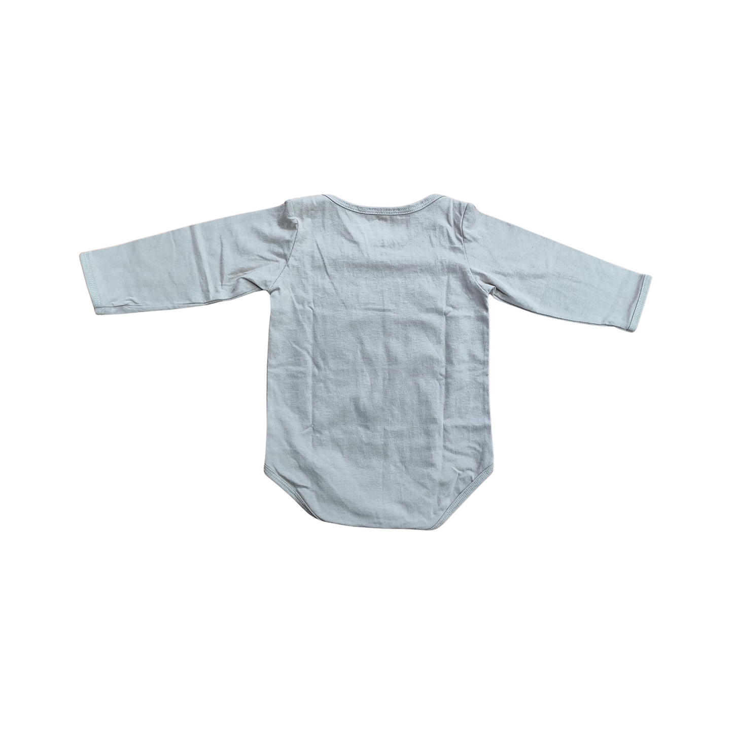 Conjunto para Bebé en Algodón Natural – Body de Manga Larga + Pantalón Liso Beige