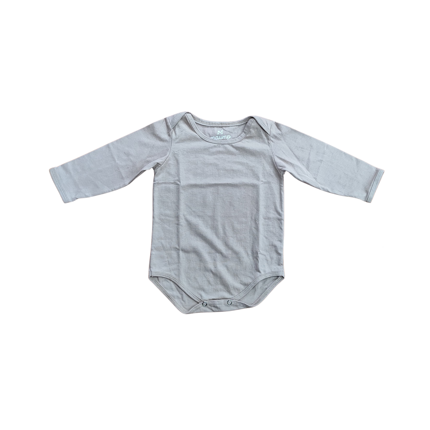 Conjunto para Bebé en Algodón Natural – Body de Manga Larga + Pantalón Liso Beige