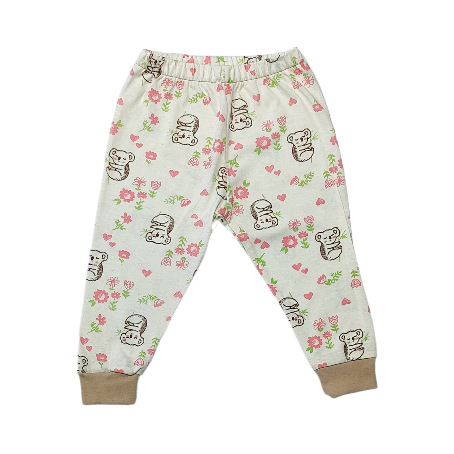 Kit 4 Piezas – Body, Pantalón, Gorro y Zapatitos de Algodón