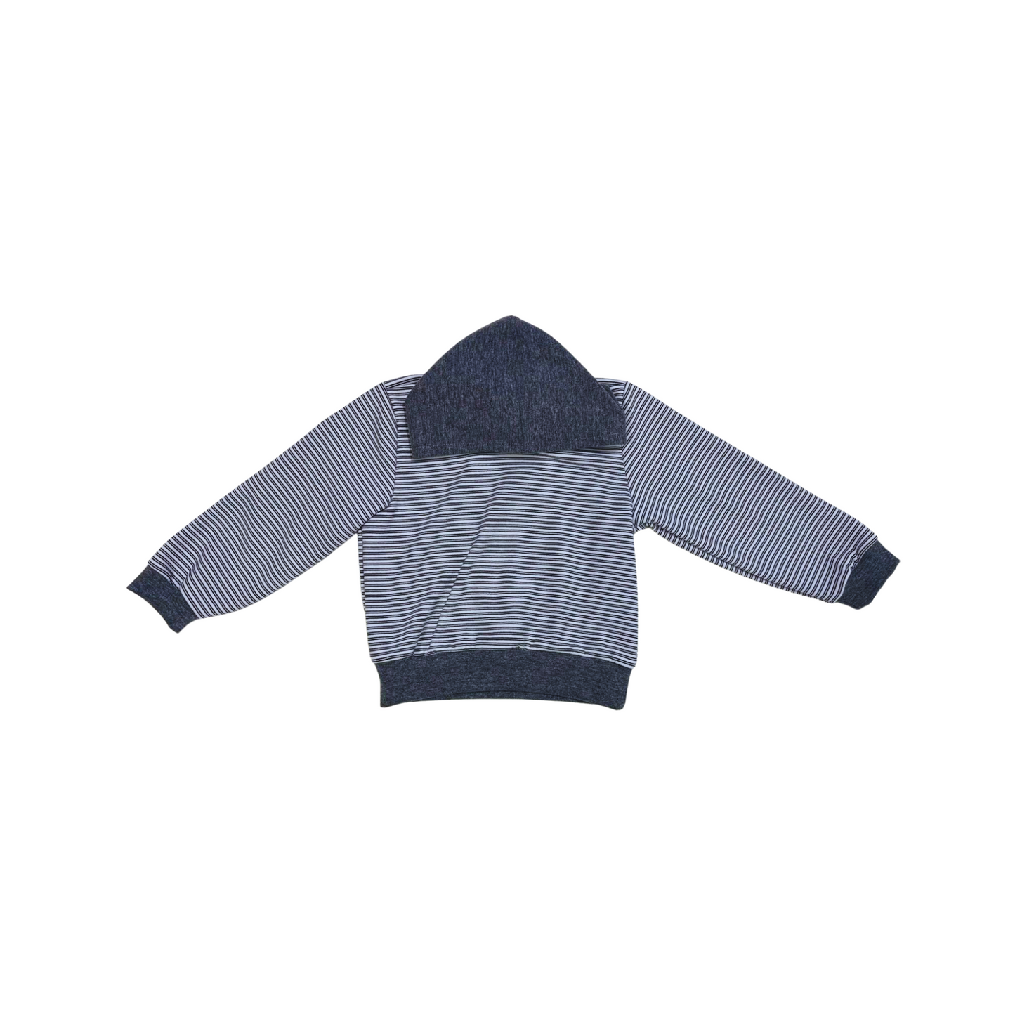 Conjunto Interlock Melange Soft Gris Oscuro – Buzo con Capucha + Pantalón