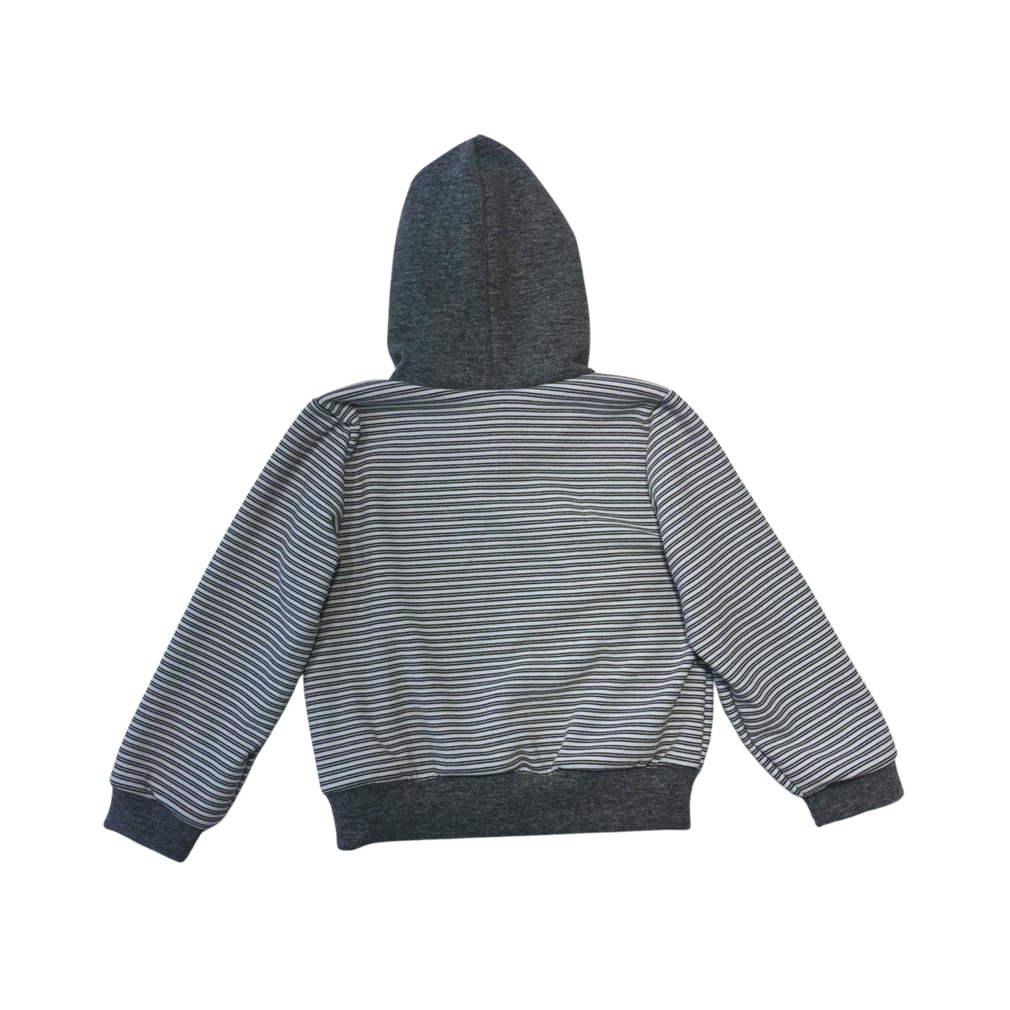 Conjunto Interlock Melange Soft Gris Oscuro – Buzo con Capucha + Pantalón