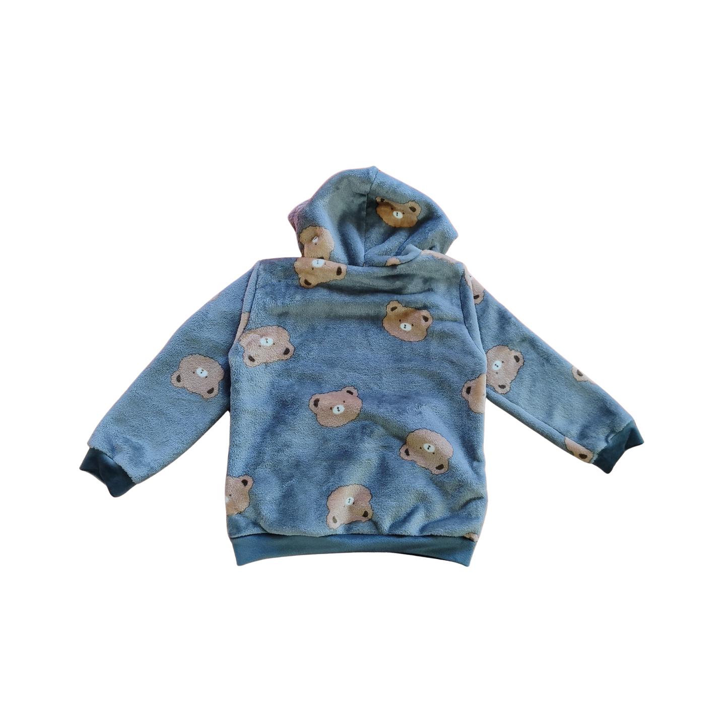 Conjunto Polar Gris con Ositos – Abrigo Suave y Mimosito para tu Bebé